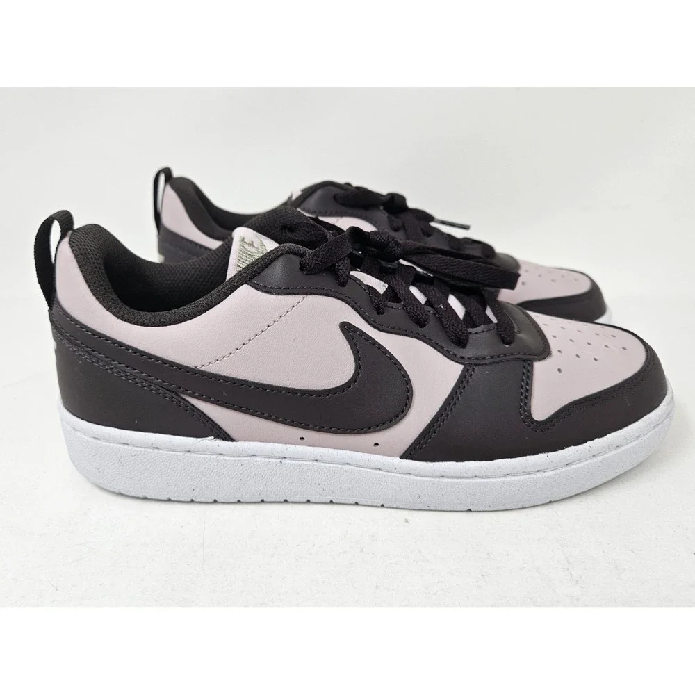 Nike Boy's Court Borough Recraft Low Top Sneakers Sz‎ 6.5M Rose/Brwn DV5456 NEW!